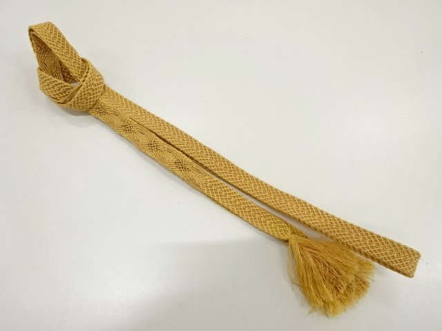 正絹　夏手組帯締め